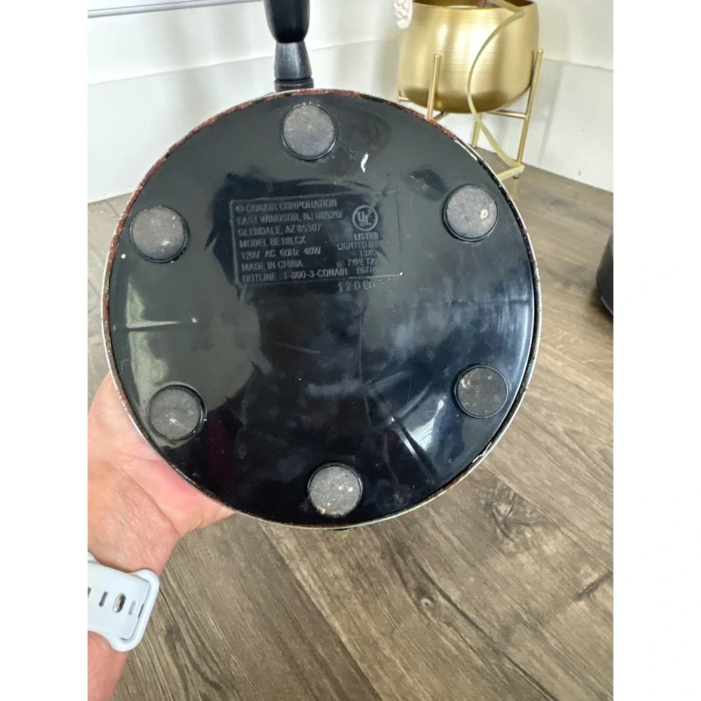 Conair Reflections Lighted Vanity Mirror Chrome BE18LCX 4 Settings Swivel Oval